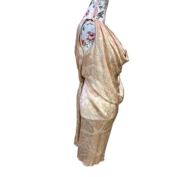 GILES Italy Made Drop Wrap Silk Dress Summer, Party, Cocktail, Weeding invite - Picture 8 of 13